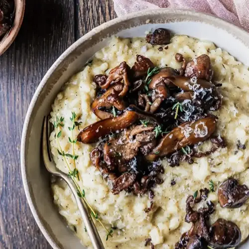 野蘑菇松露燉飯